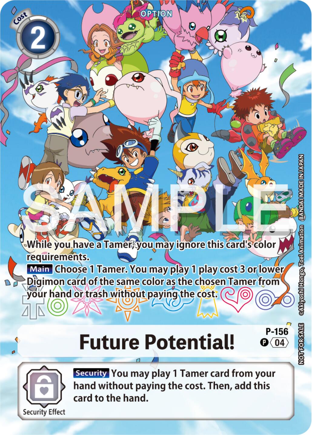 Future Potential! [P-156] (25th Anniversary Digimon Adventure) [Digimon LIBERATOR] | Shuffle n Cut Hobbies & Games