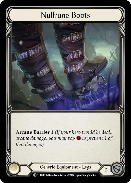 Nullrune Boots [1HB006] (History Pack 1 Bravo Blitz Deck) | Shuffle n Cut Hobbies & Games