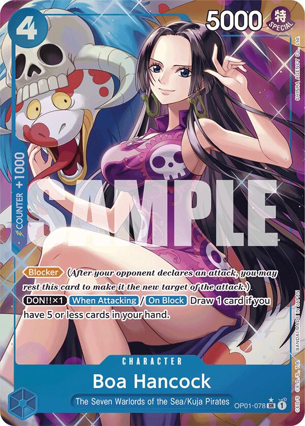 Boa Hancock (OP01-078) (Alternate Art) [Premium Booster -The Best-] | Shuffle n Cut Hobbies & Games