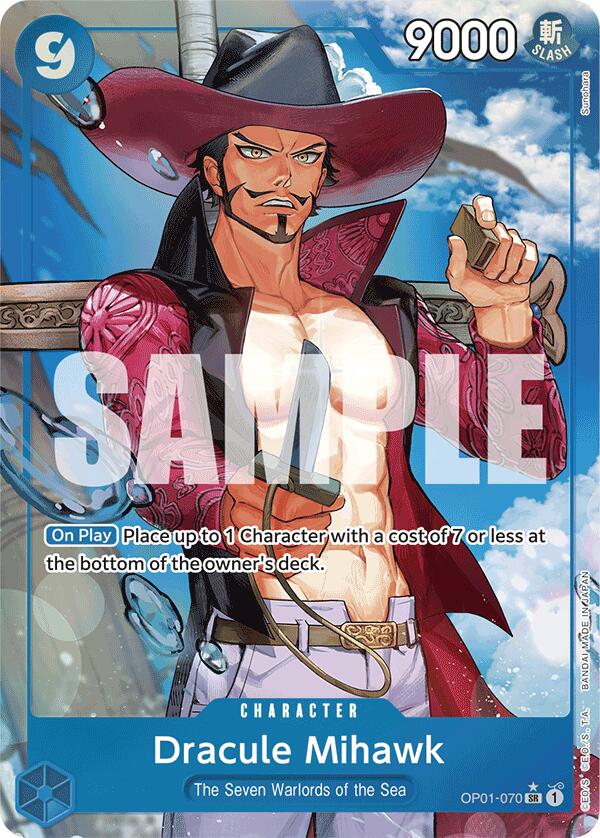 Dracule Mihawk (OP01-070) (Alternate Art) [Premium Booster -The Best-] | Shuffle n Cut Hobbies & Games