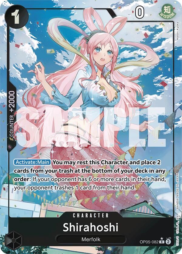 Shirahoshi (OP05-082) (Full Art) [Premium Booster -The Best-] | Shuffle n Cut Hobbies & Games