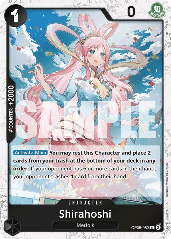 Shirahoshi (OP05-082) (Jolly Roger Foil) [Premium Booster -The Best-] | Shuffle n Cut Hobbies & Games