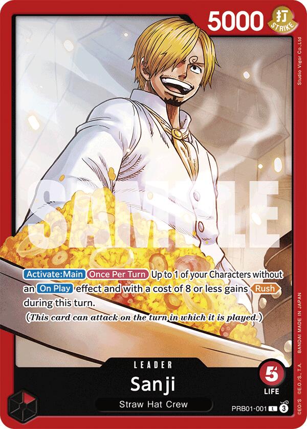 Sanji (PRB01-001) [Premium Booster -The Best-] | Shuffle n Cut Hobbies & Games