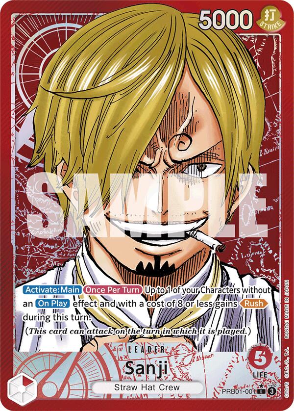 Sanji (PRB01-001) (Alternate Art) [Premium Booster -The Best-] | Shuffle n Cut Hobbies & Games