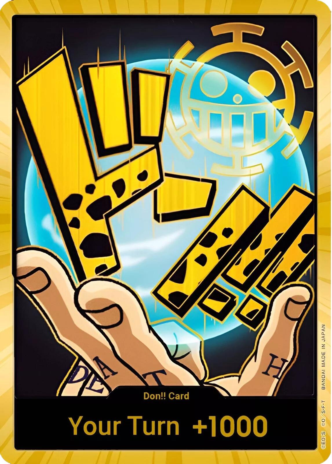 DON!! Card (Trafalgar Law) (Gold) [Premium Booster -The Best-] | Shuffle n Cut Hobbies & Games