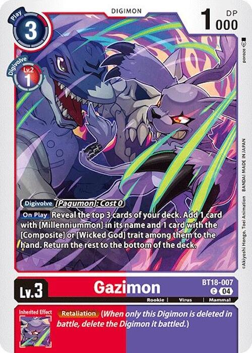 Gazimon [BT18-007] [Release Special Booster 2.0] | Shuffle n Cut Hobbies & Games