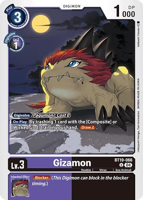 Gizamon [BT19-066] [Release Special Booster 2.0] | Shuffle n Cut Hobbies & Games