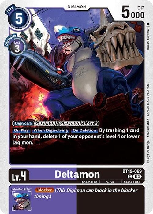 Deltamon [BT19-069] [Release Special Booster 2.0] | Shuffle n Cut Hobbies & Games