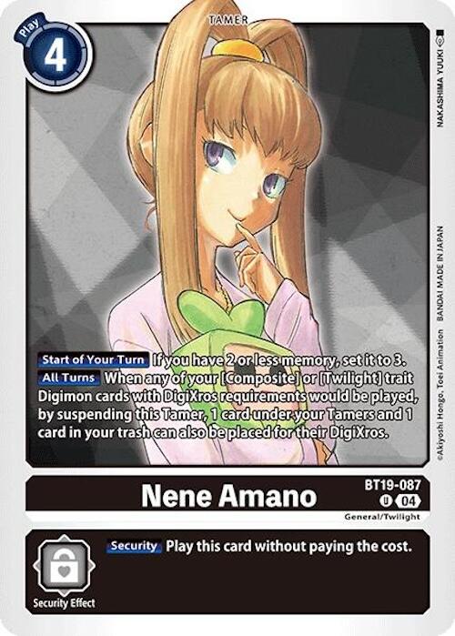 Nene Amano [BT19-087] [Release Special Booster 2.0] | Shuffle n Cut Hobbies & Games