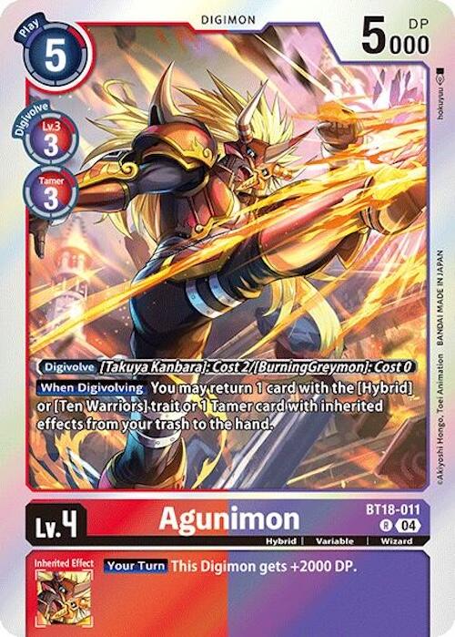 Agunimon [BT18-011] [Release Special Booster 2.0] | Shuffle n Cut Hobbies & Games