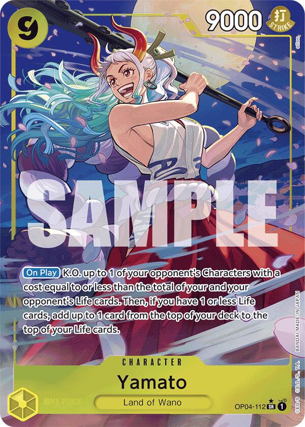 Yamato (OP04-112) (Alternate Art) [Premium Booster -The Best-] | Shuffle n Cut Hobbies & Games