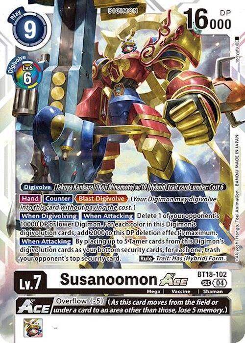 Susanoomon ACE [BT18-102] [Release Special Booster 2.0] | Shuffle n Cut Hobbies & Games