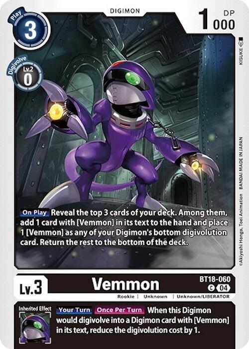 Vemmon [BT18-060] [Release Special Booster 2.0] | Shuffle n Cut Hobbies & Games