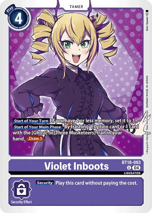 Violet Inboots [BT18-093] [Release Special Booster 2.0] | Shuffle n Cut Hobbies & Games