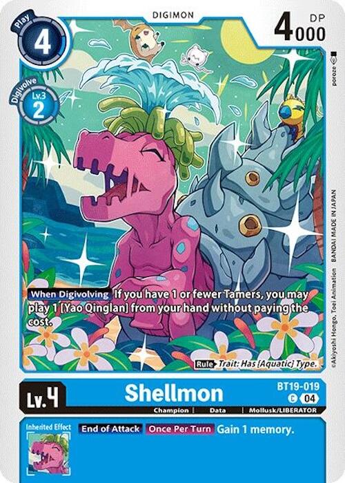 Shellmon [BT19-019] [Release Special Booster 2.0] | Shuffle n Cut Hobbies & Games