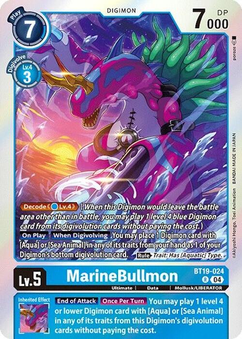 MarineBullmon [BT19-024] [Release Special Booster 2.0] | Shuffle n Cut Hobbies & Games