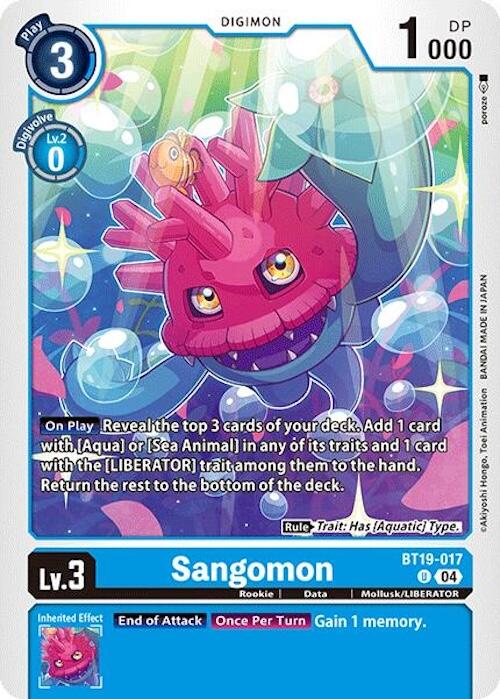 Sangomon [BT19-017] [Release Special Booster 2.0] | Shuffle n Cut Hobbies & Games