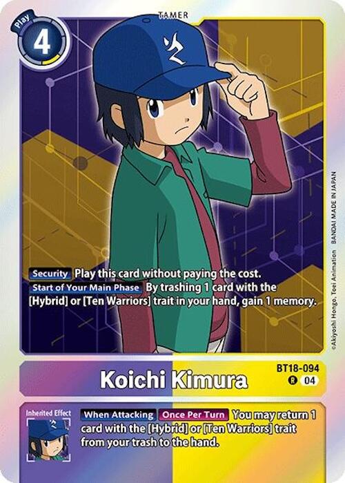 Koichi Kimura [BT18-094] [Release Special Booster 2.0] | Shuffle n Cut Hobbies & Games