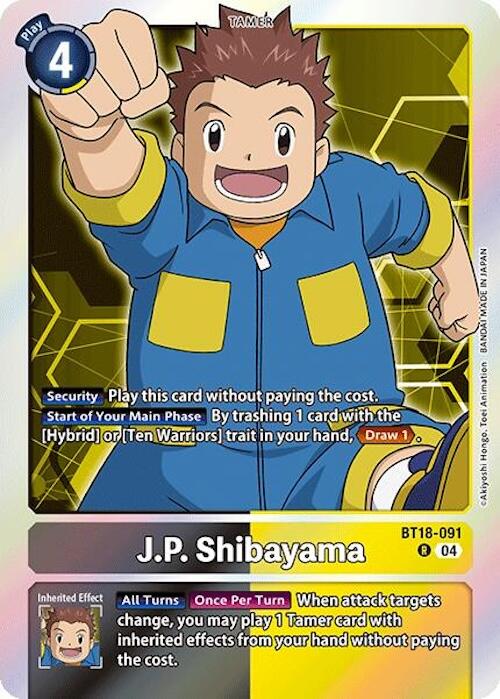 J.P. Shibayama [BT18-091] [Release Special Booster 2.0] | Shuffle n Cut Hobbies & Games