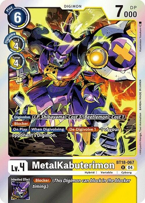 MetalKabuterimon [BT18-067] [Release Special Booster 2.0] | Shuffle n Cut Hobbies & Games