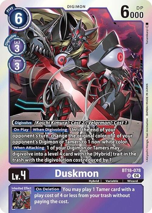 Duskmon [BT18-078] [Release Special Booster 2.0] | Shuffle n Cut Hobbies & Games