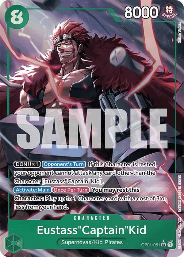 Eustass"Captain"Kid (OP01-051) (Full Art) [Premium Booster -The Best-] | Shuffle n Cut Hobbies & Games