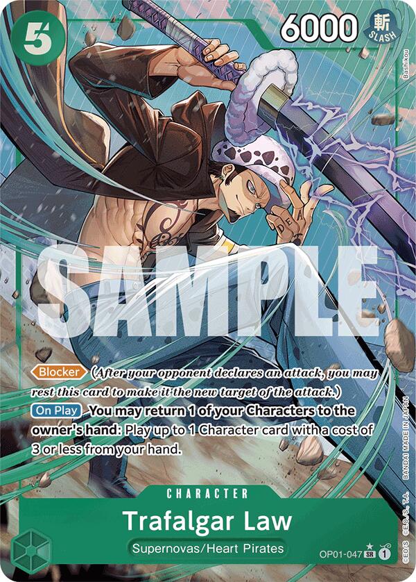 Trafalgar Law (OP01-047) (Full Art) [Premium Booster -The Best-] | Shuffle n Cut Hobbies & Games