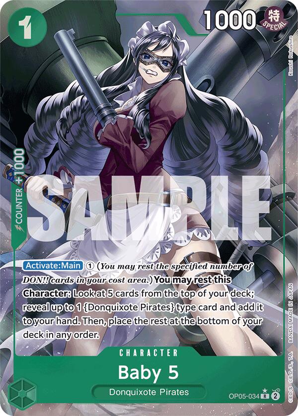 Baby 5 (OP05-034) (Full Art) [Premium Booster -The Best-] | Shuffle n Cut Hobbies & Games