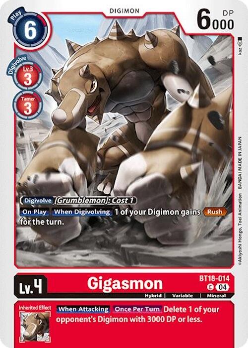 Gigasmon [BT18-014] [Release Special Booster 2.0] | Shuffle n Cut Hobbies & Games