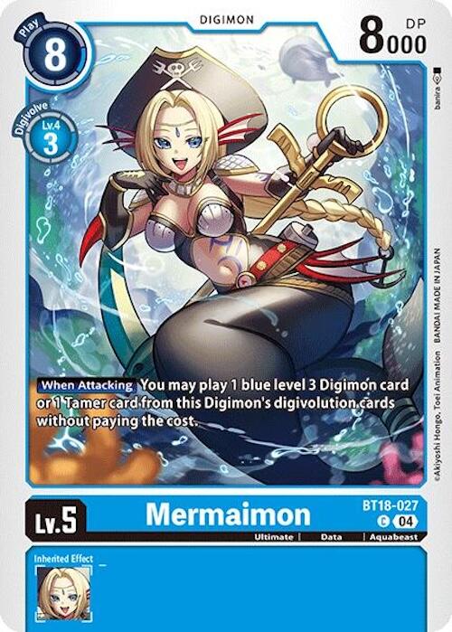 Mermaimon [BT18-027] [Release Special Booster 2.0] | Shuffle n Cut Hobbies & Games