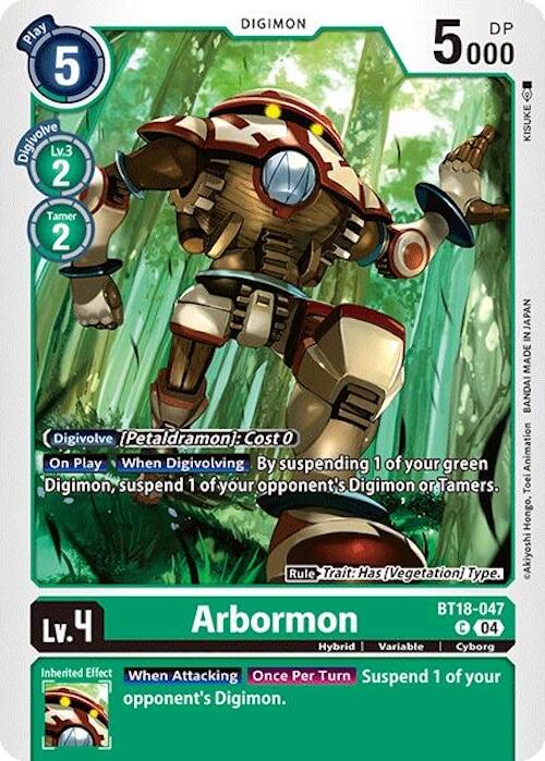 Arbormon [BT18-047] [Release Special Booster 2.0] | Shuffle n Cut Hobbies & Games