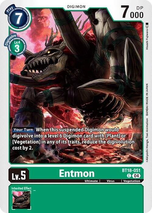 Entmon [BT18-051] [Release Special Booster 2.0] | Shuffle n Cut Hobbies & Games