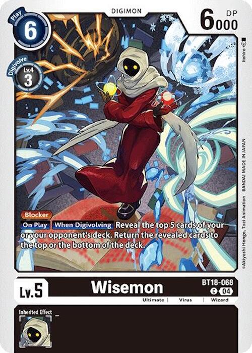 Wisemon [BT18-068] [Release Special Booster 2.0] | Shuffle n Cut Hobbies & Games