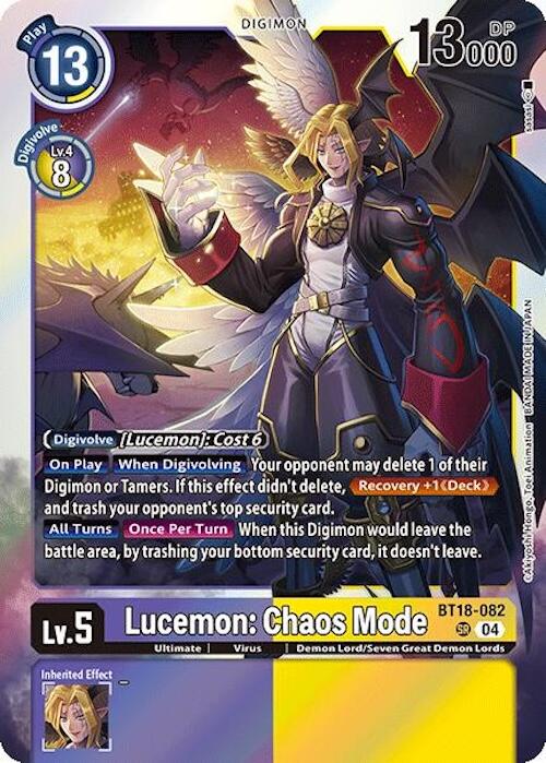 Lucemon: Chaos Mode [BT18-082] [Release Special Booster 2.0] | Shuffle n Cut Hobbies & Games