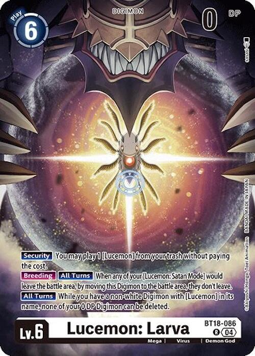 Lucemon: Larva [BT18-086] [Release Special Booster 2.0] | Shuffle n Cut Hobbies & Games