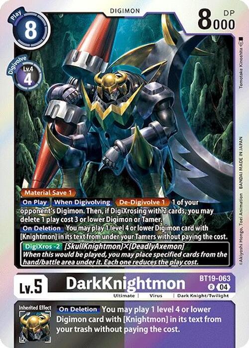 DarkKnightmon [BT19-063] [Release Special Booster 2.0] | Shuffle n Cut Hobbies & Games