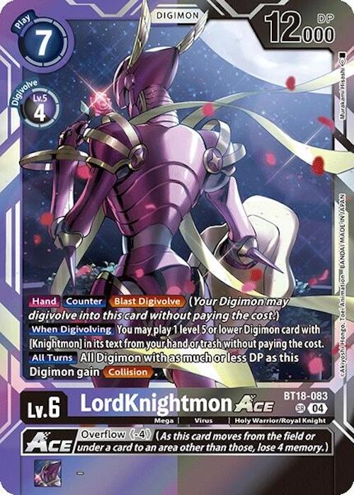 LordKnightmon ACE [BT18-083] [Release Special Booster 2.0] | Shuffle n Cut Hobbies & Games