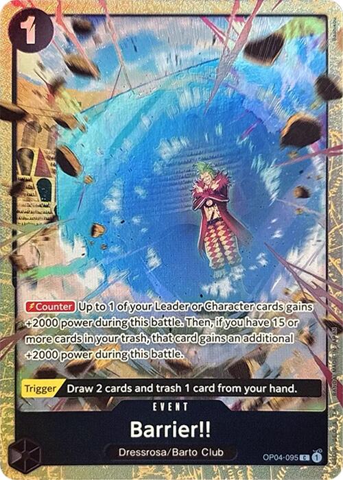 Barrier!! (Premium Card Collection -Best Selection Vol. 2-) [One Piece Promotion Cards] | Shuffle n Cut Hobbies & Games