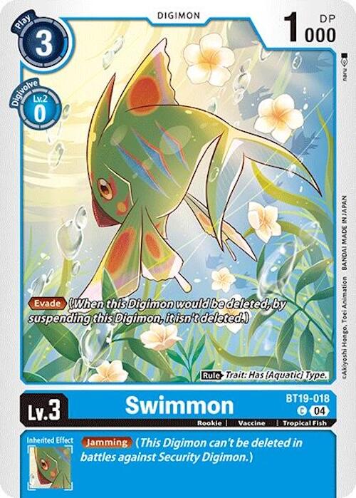 Swimmon [BT19-018] [Release Special Booster Ver.2.0] | Shuffle n Cut Hobbies & Games