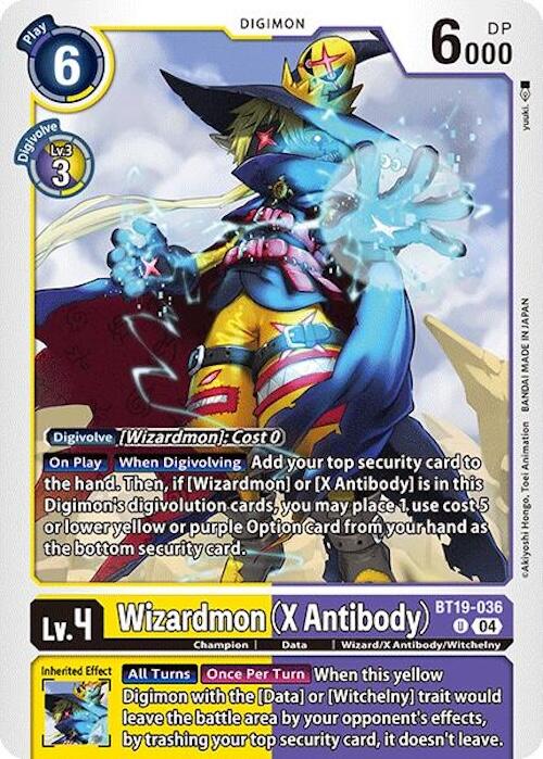 Wizardmon [BT19-036] (X Antibody) [Release Special Booster 2.0] | Shuffle n Cut Hobbies & Games