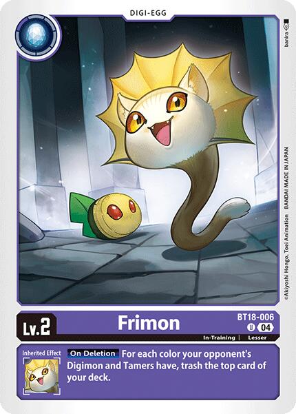 Frimon [BT18-006] [Release Special Booster 2.0] | Shuffle n Cut Hobbies & Games