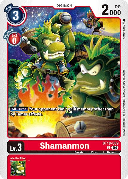 Shamanmon [BT18-009] [Release Special Booster 2.0] | Shuffle n Cut Hobbies & Games