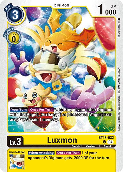 Luxmon [BT18-032] [Release Special Booster 2.0] | Shuffle n Cut Hobbies & Games