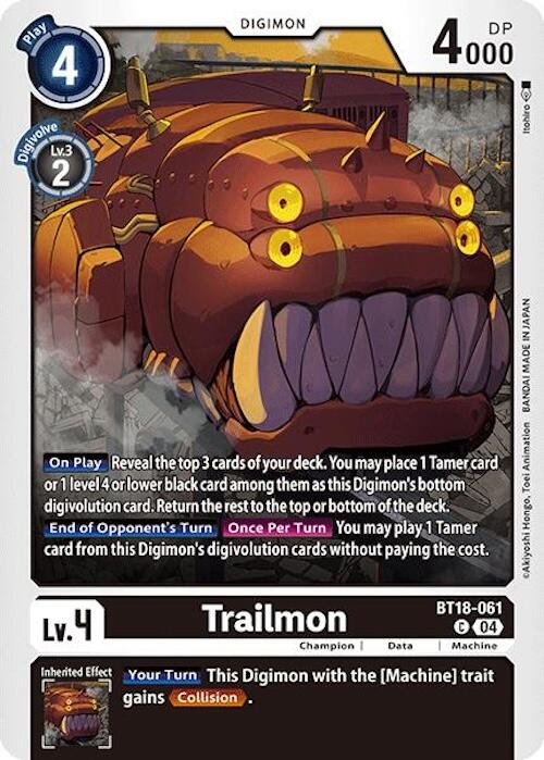 Trailmon [BT18-061] [Release Special Booster 2.0] | Shuffle n Cut Hobbies & Games