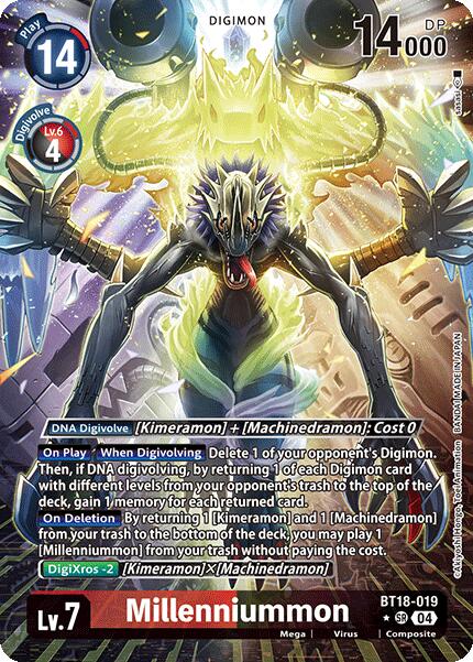 Millenniummon [BT18-019] (Alternate Art) [Release Special Booster 2.0] | Shuffle n Cut Hobbies & Games