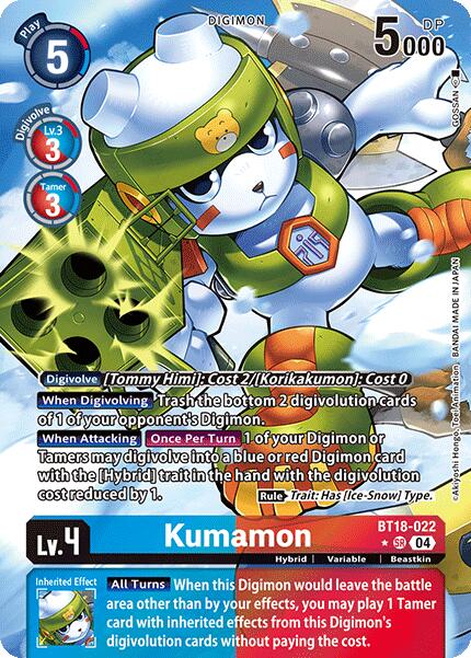 Kumamon [BT18-022] (Alternate Art) [Release Special Booster 2.0] | Shuffle n Cut Hobbies & Games