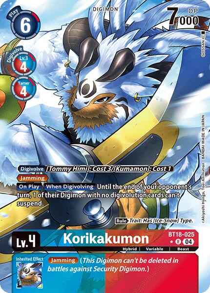 Korikakumon [BT18-025] (Alternate Art) [Release Special Booster 2.0] | Shuffle n Cut Hobbies & Games