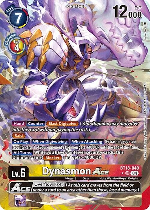 Dynasmon ACE [BT18-040] (Alternate Art) [Release Special Booster 2.0] | Shuffle n Cut Hobbies & Games