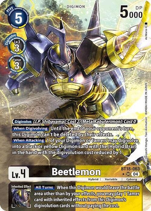 Beetlemon [BT18-063] (Alternate Art) [Release Special Booster 2.0] | Shuffle n Cut Hobbies & Games