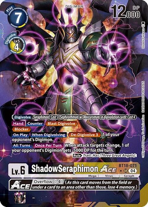 ShadowSeraphimon ACE [BT18-071] (Alternate Art) [Release Special Booster 2.0] | Shuffle n Cut Hobbies & Games